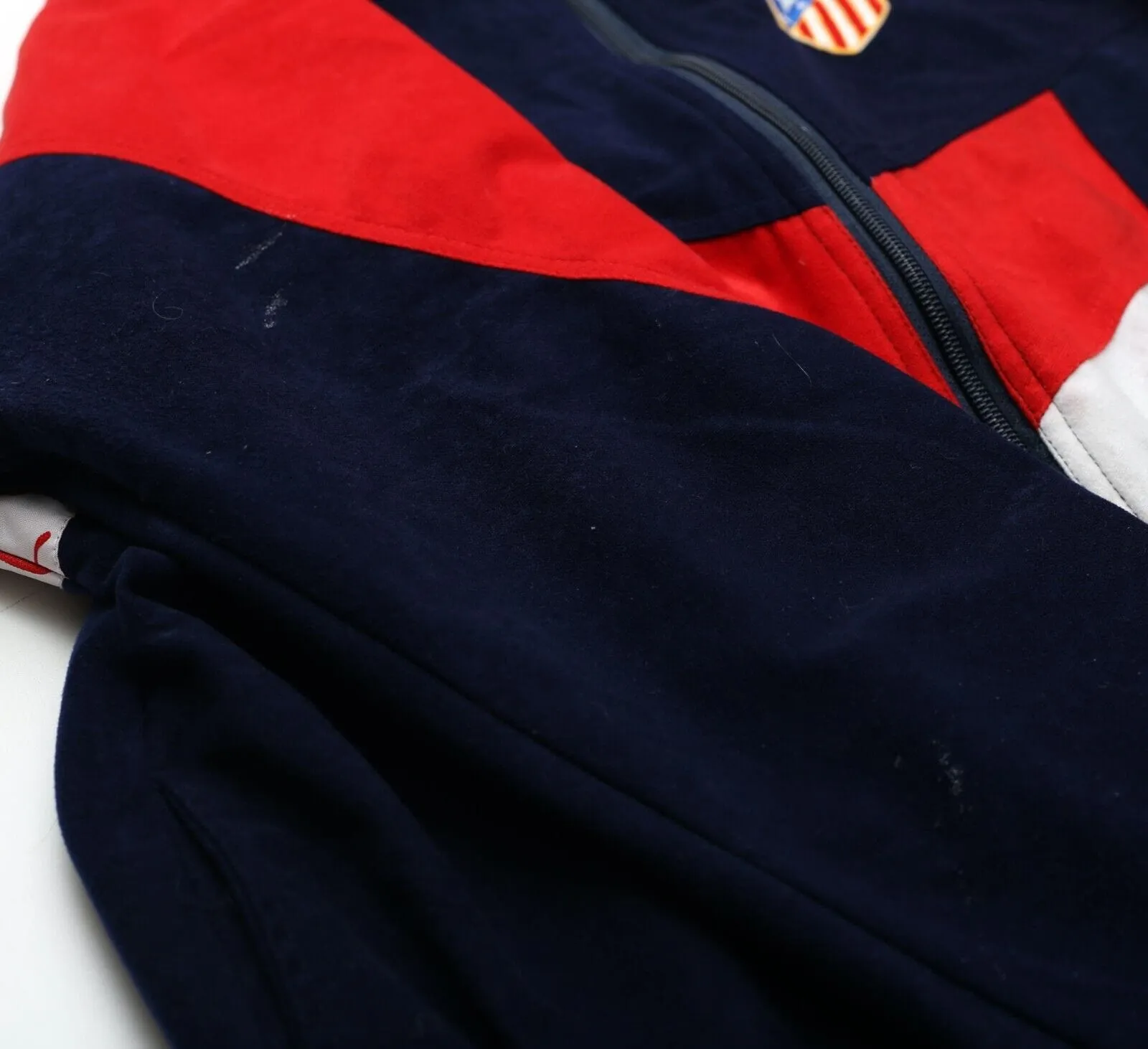 1994/95 ATLETICO MADRID Vintage PUMA Football Track Top (S)