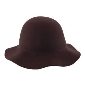 28 Eastern Acacia Drifter Felt  Hat - Terra Brown