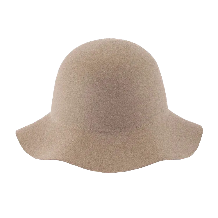 28 Eastern Acacia Drifter Felt  Hat - Timberwolf