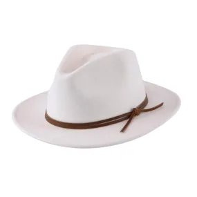 28 Eastern Tallow Fedora - Cream