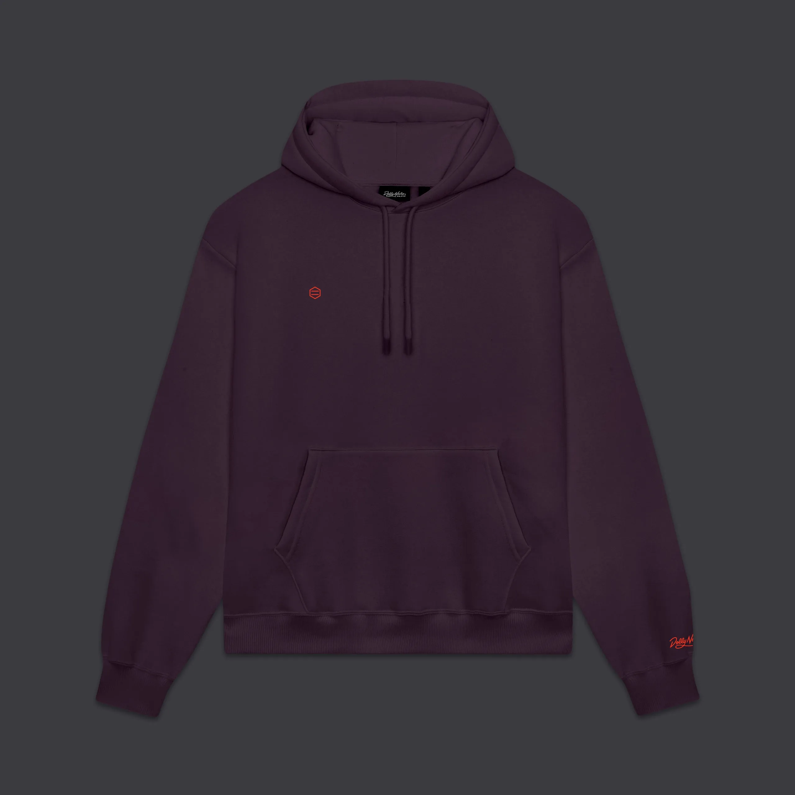 3D hexagon Hoodie Purple Dust