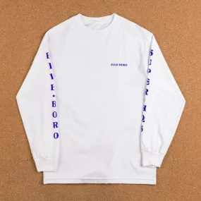 5Boro Dragon Long Sleeve T-Shirt - White