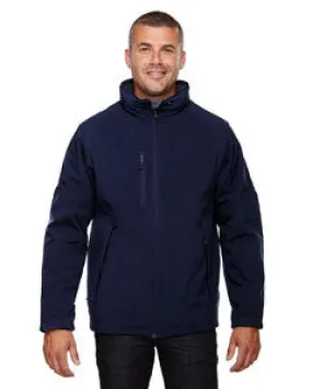 88159 - North End Men's Glacier Insulated Three-Layer Fleece Bonded Soft Shell Jacket with Detachable Hood