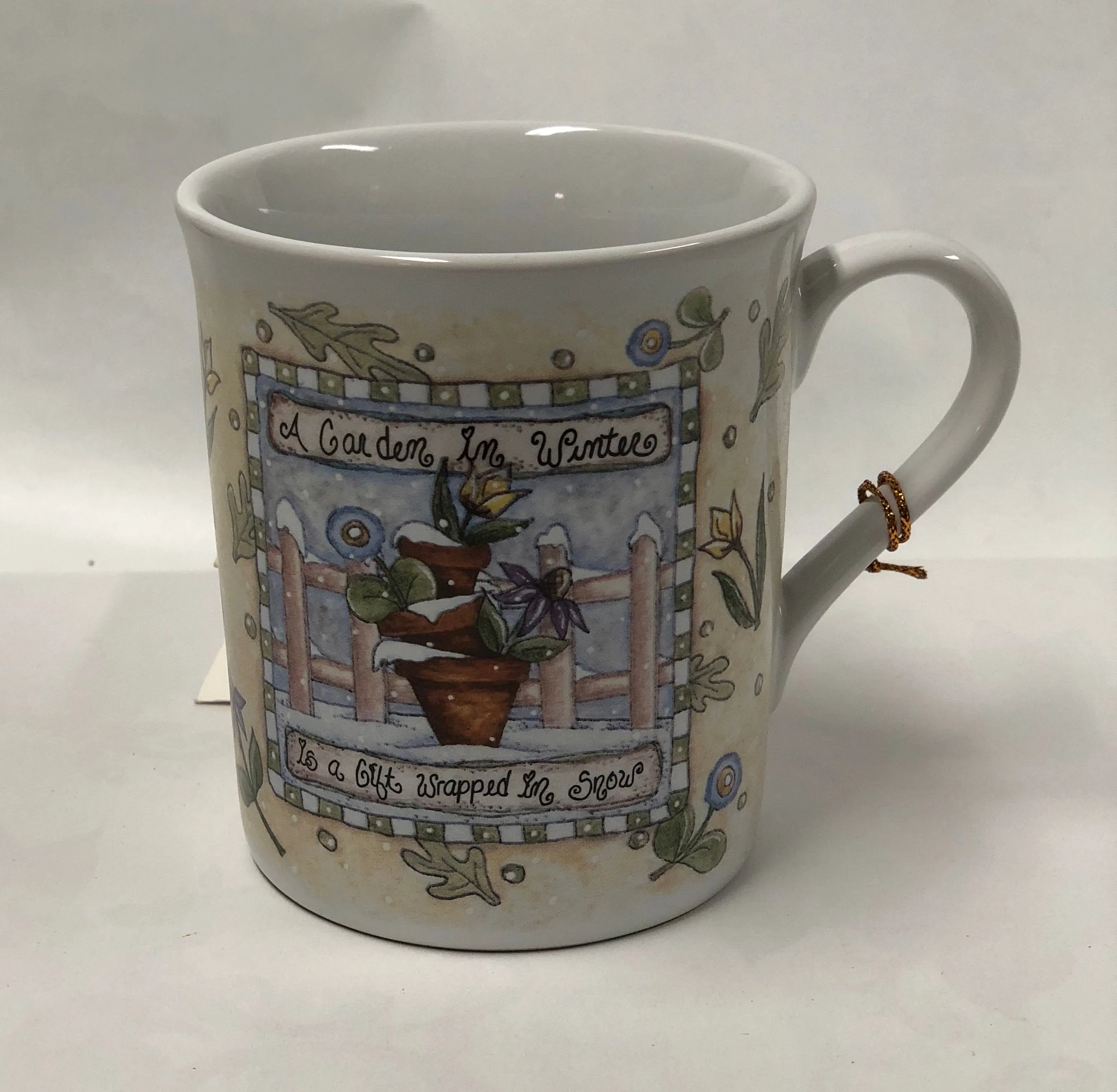 A Garden Wrapped In Snow Mug