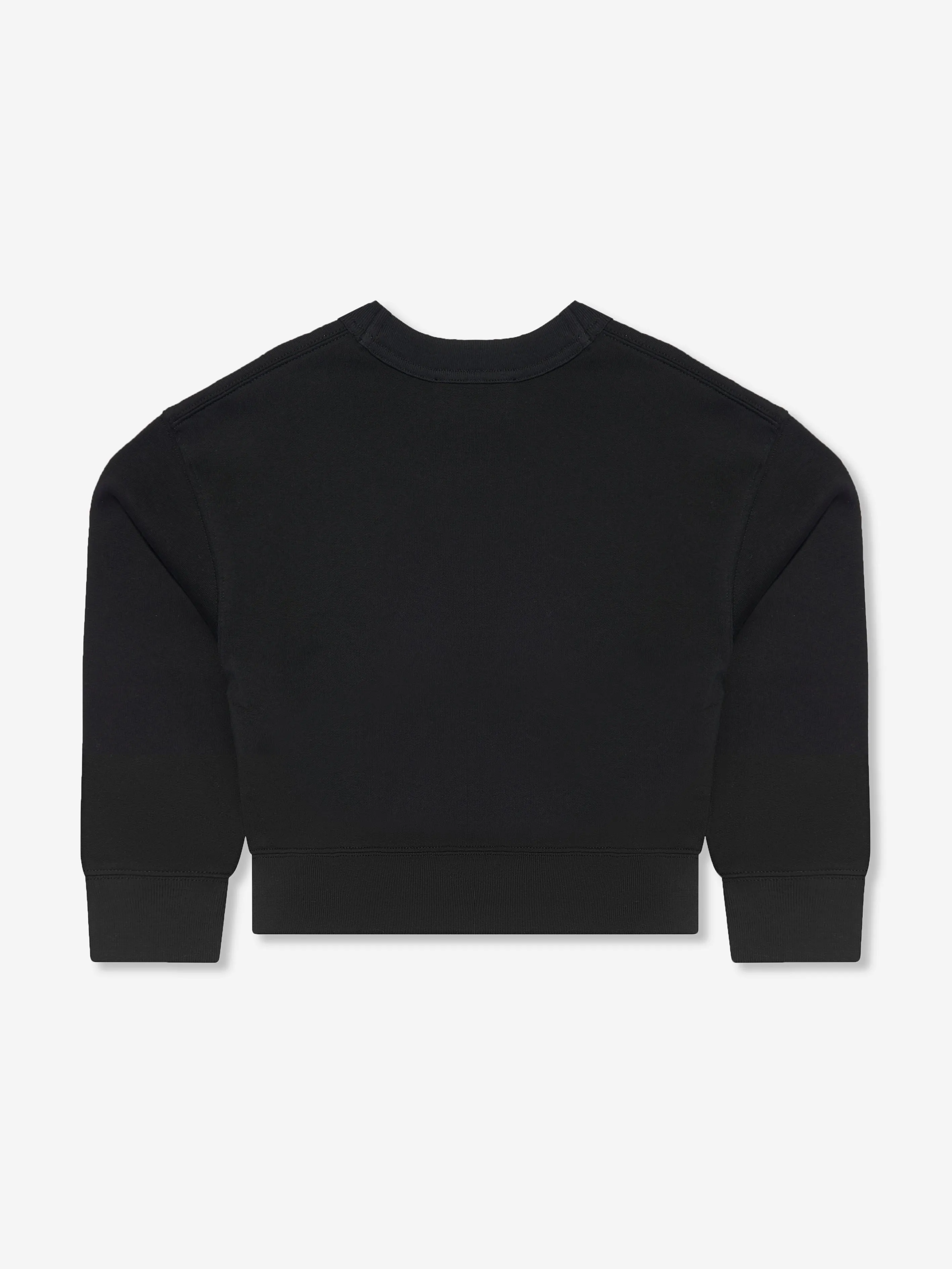 Acne Studios Kids Crew Neck Sweatshirt in Black