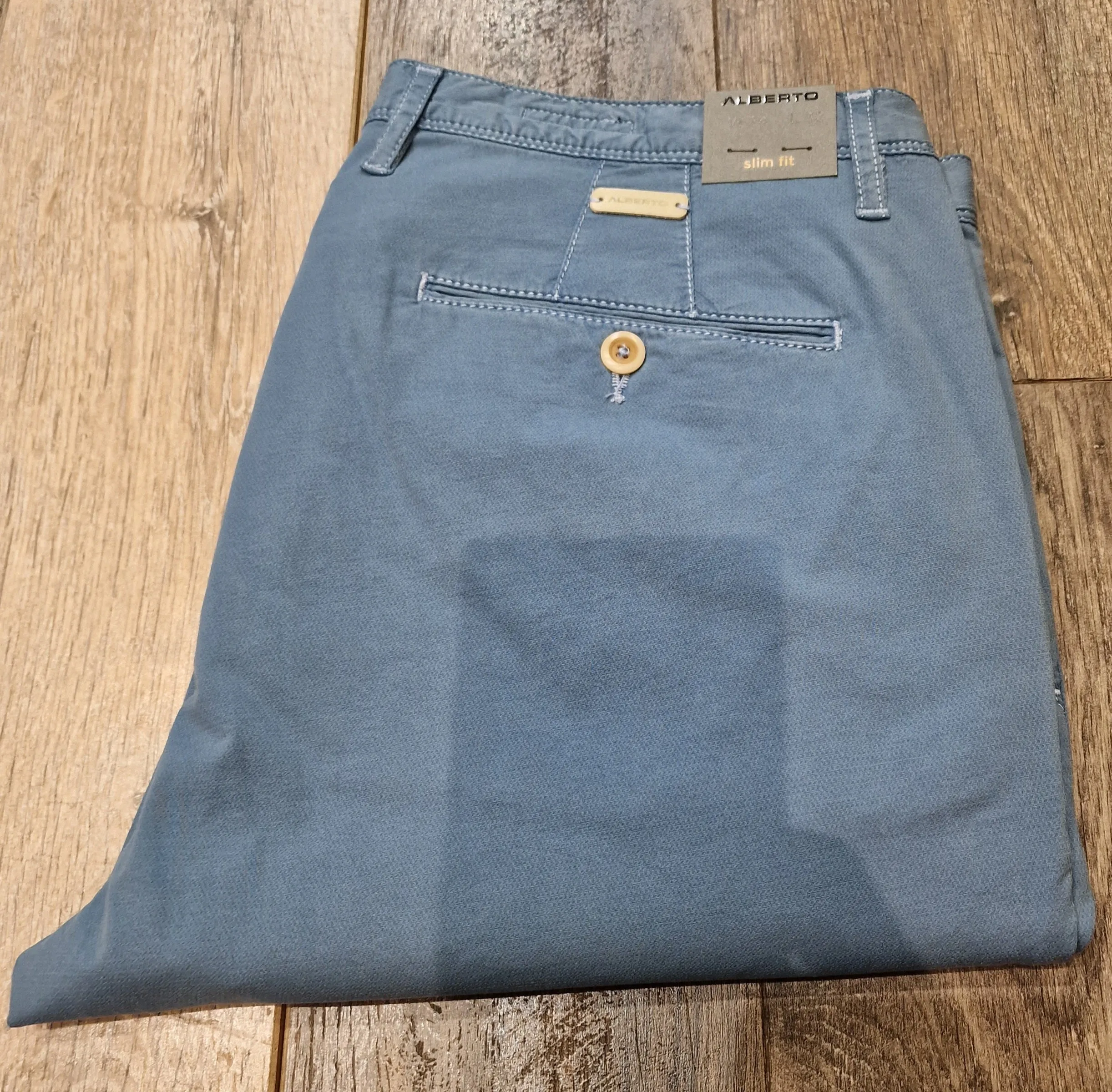 Alberto Slim Fit Rob light blue summer Chino's