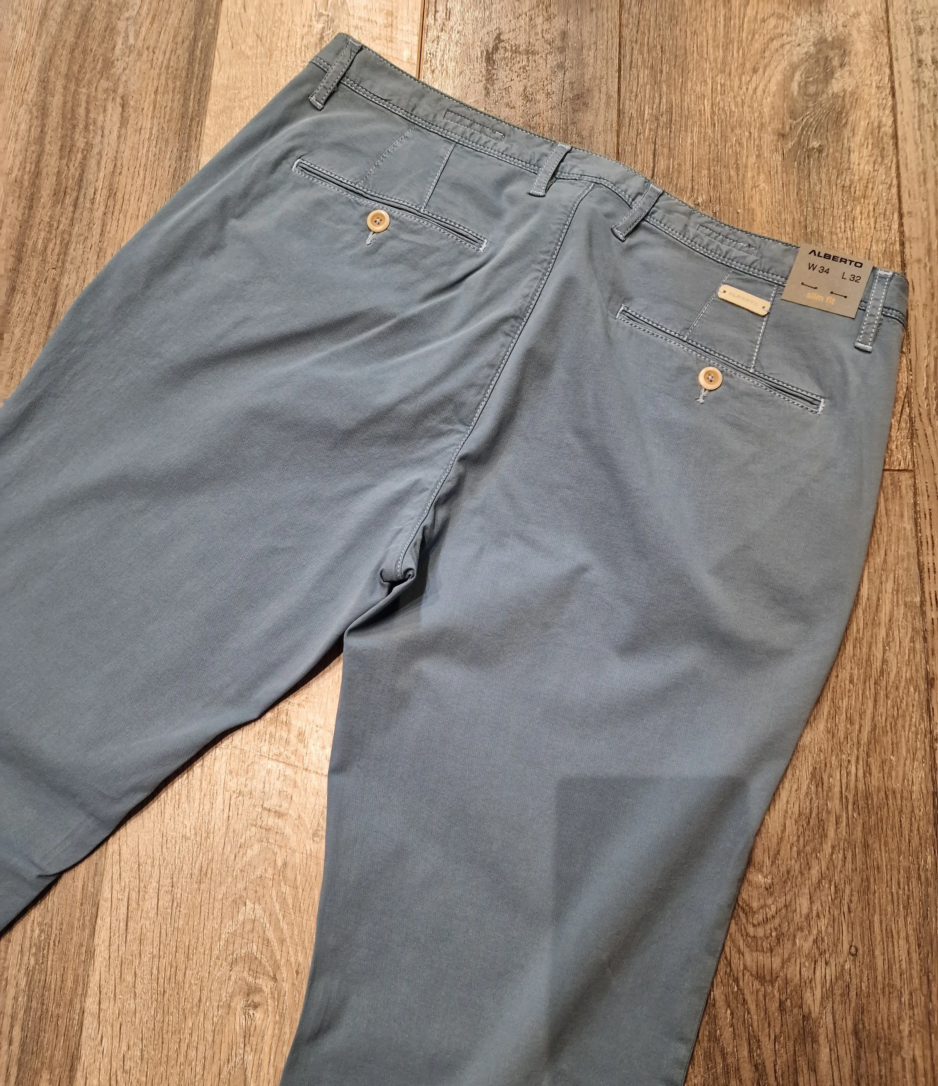 Alberto Slim Fit Rob light blue summer Chino's