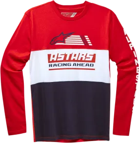 ALPINESTARS Rivalry Long-Sleeve T-Shirt - Red - XL 12307400030XL