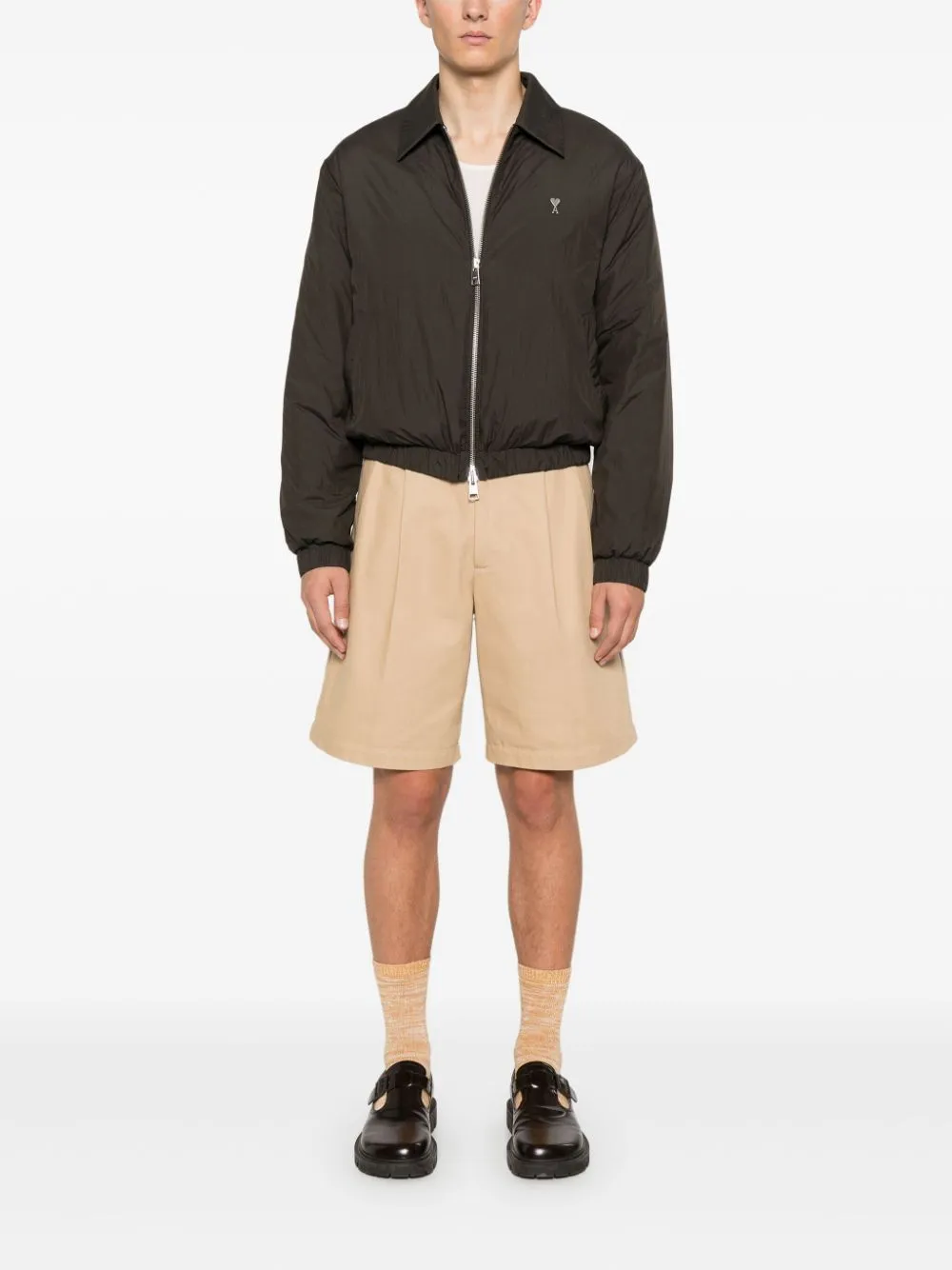 AMI PARIS Men's Zip Jacket - Fall/Winter 2024 Collection