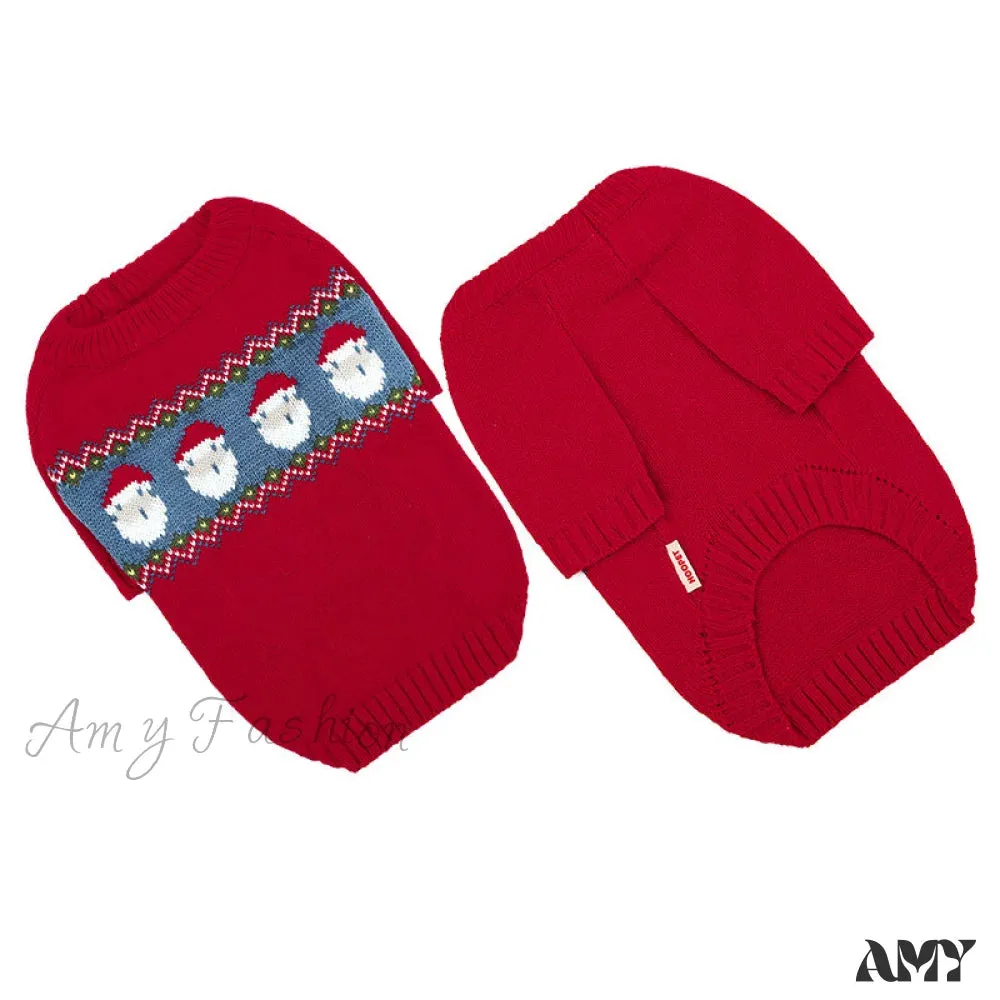 Amy Fashion - Pet Cat Winter Autumn  Warm Knitted Sweater