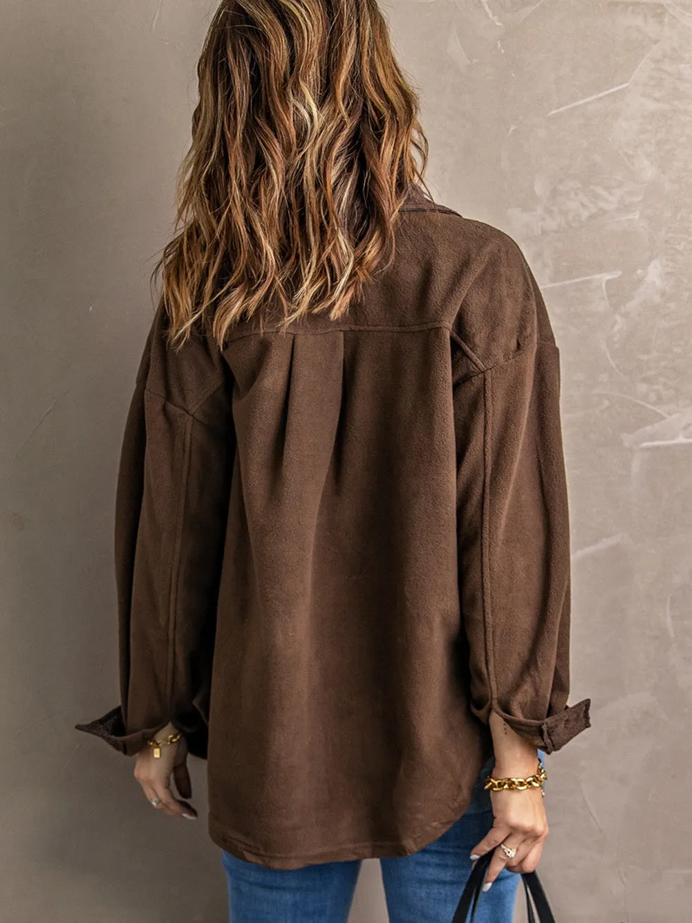 Autumn Brown Fleece Jacket