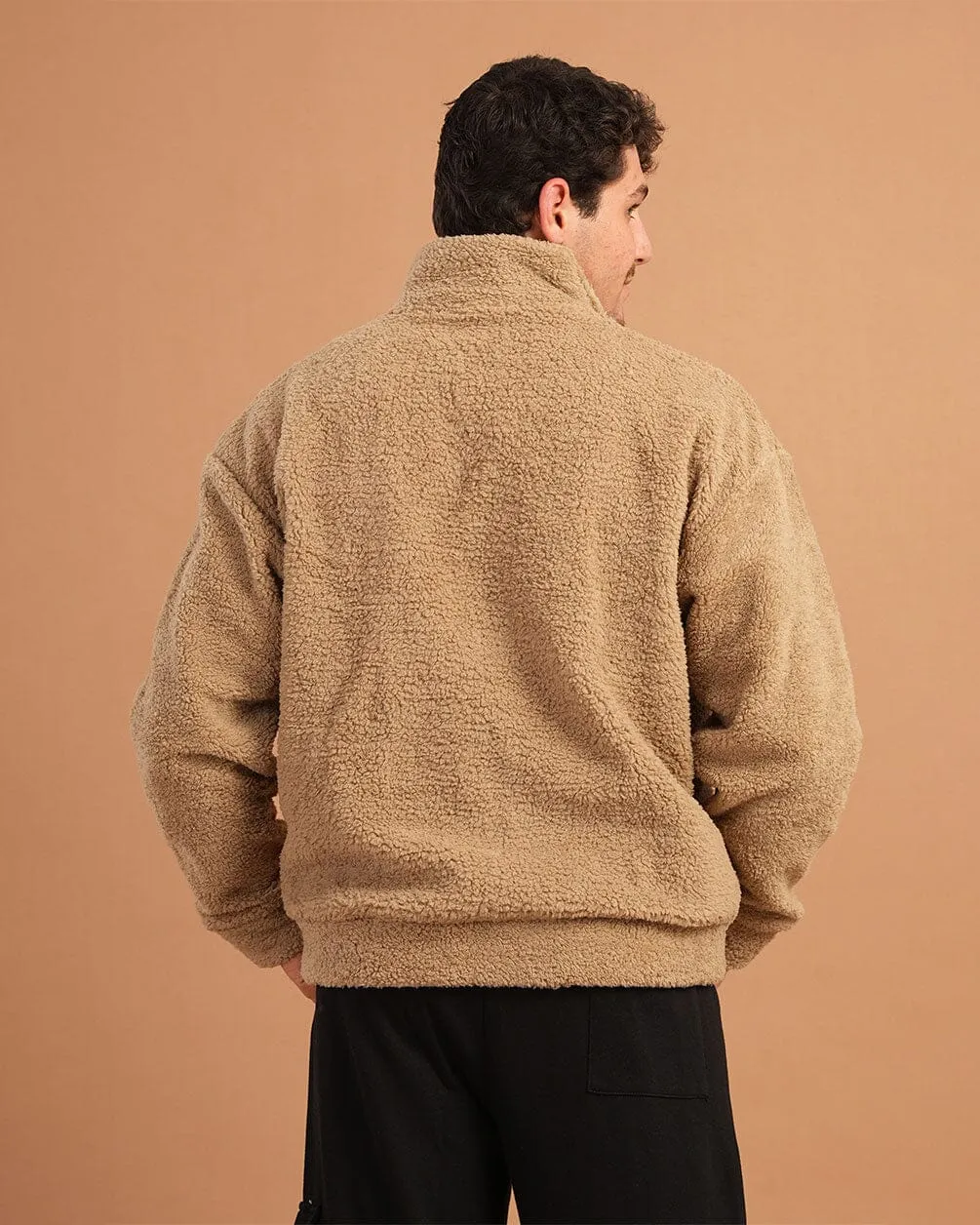 Beige Fleece Jacket