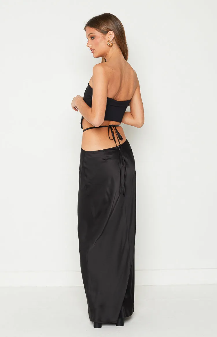 Bethenie Black Maxi Skirt