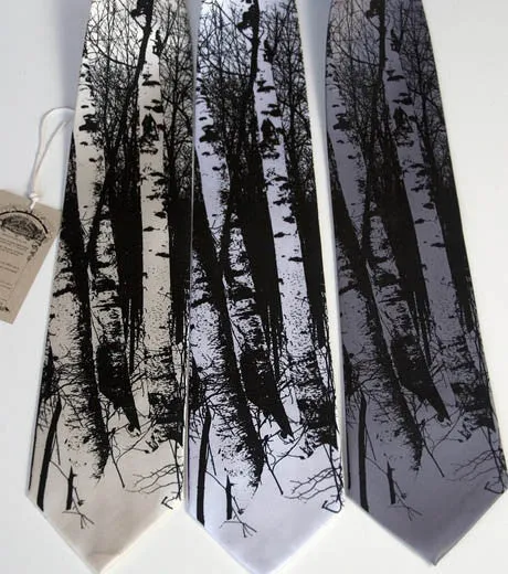 Birch Trees Necktie