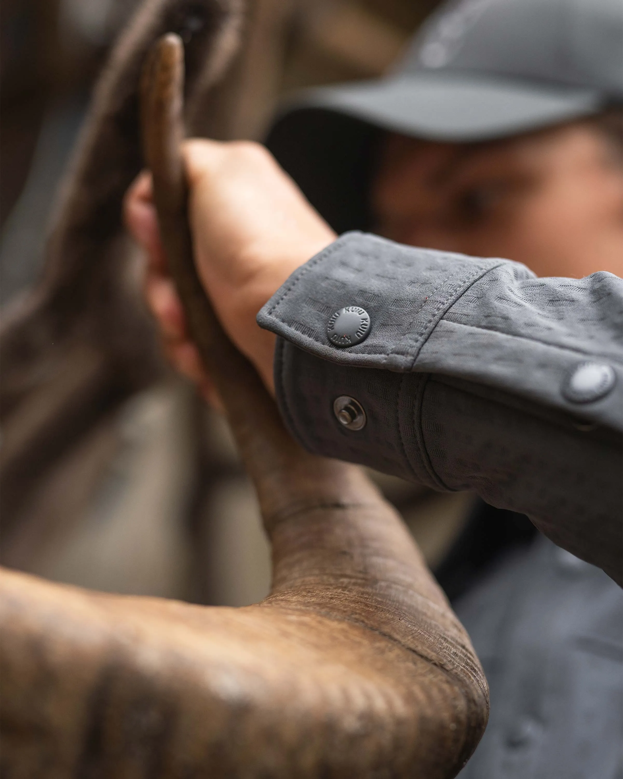 Blockfield Fleece Shirt Jacket | Gunmetal