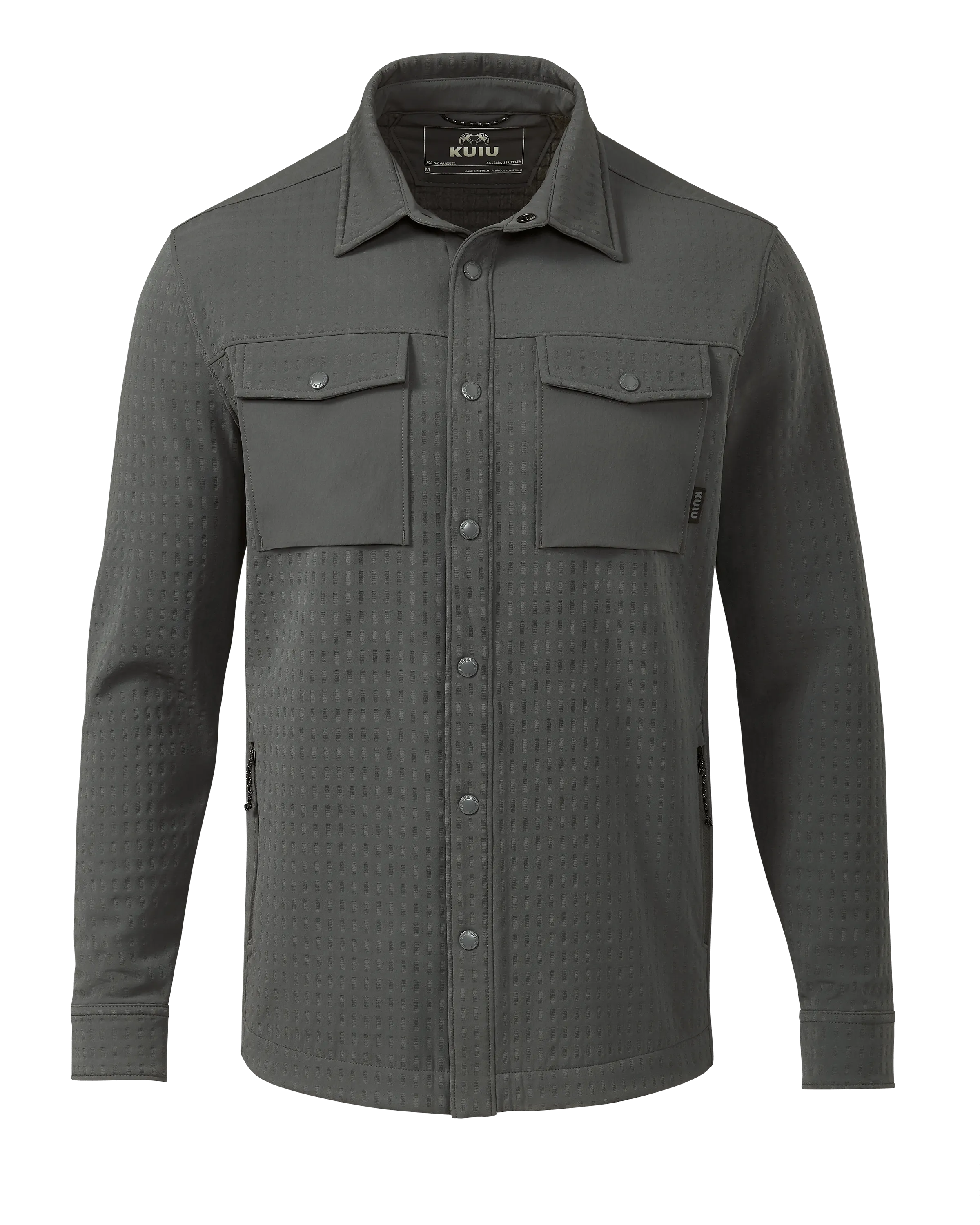 Blockfield Fleece Shirt Jacket | Gunmetal