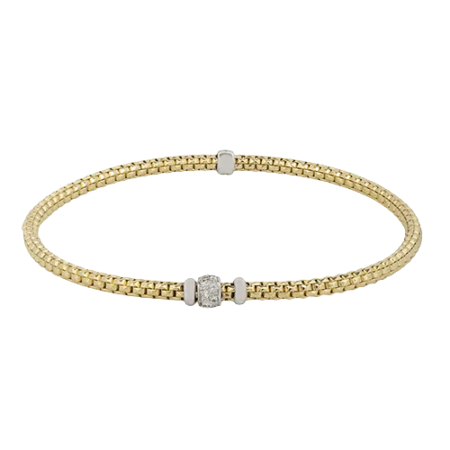 Bracelet in 18k Gold with Diamonds