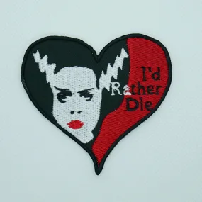 Bride Of Frankenstein Heart Patch