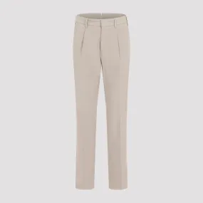 BRIONI Pienza Cotton Blend Tailored Pants