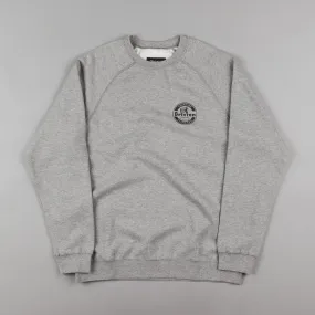 Brixton Soto Crewneck Sweatshirt - Heather Grey / Black