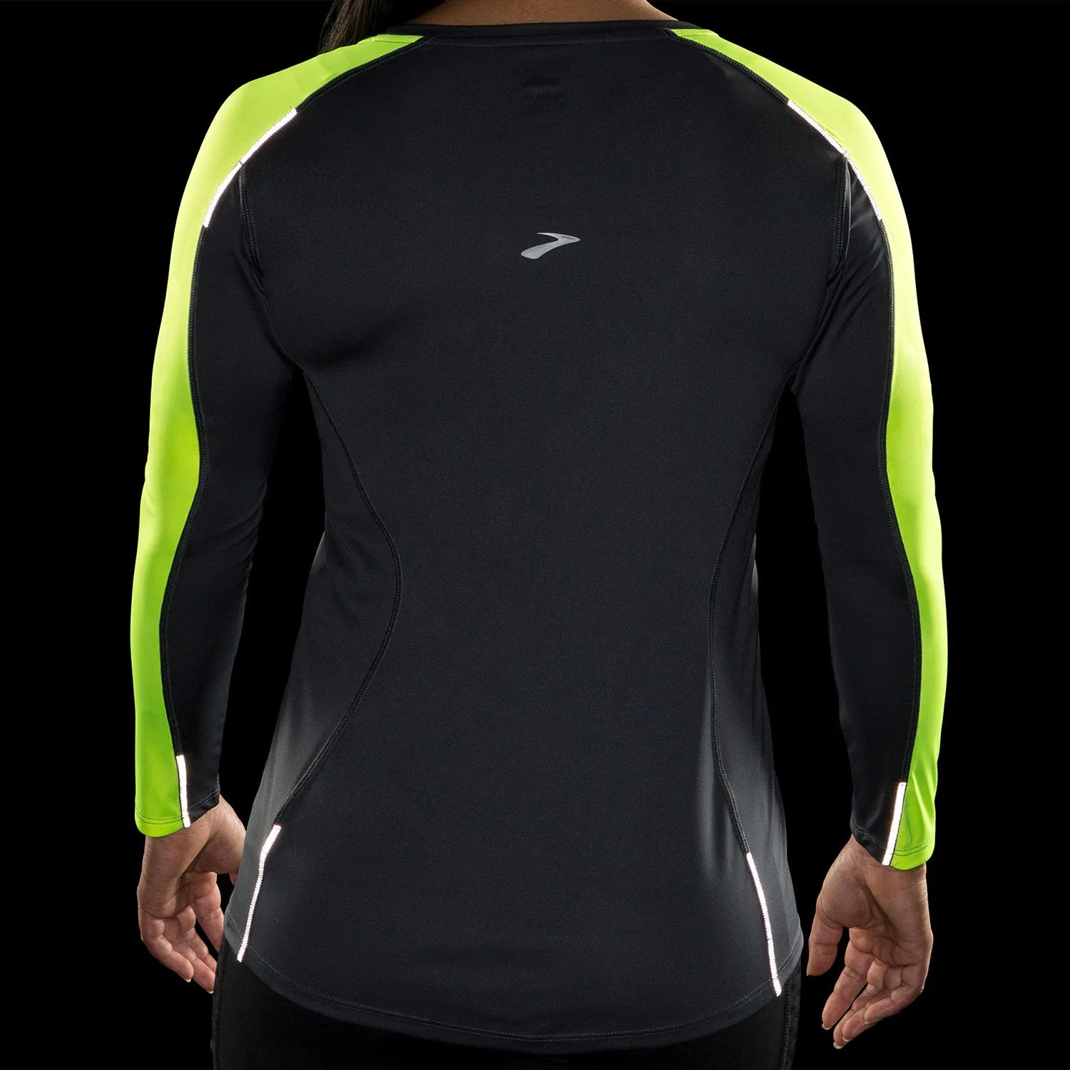 Brooks Womens Nightlife Long Sleeve Top