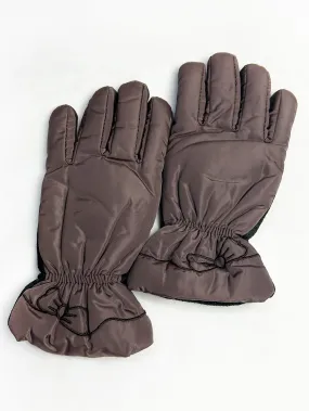 Brown Winter Gloves For Women / Girls Winter Gloves / Full Finger Gloves WG05