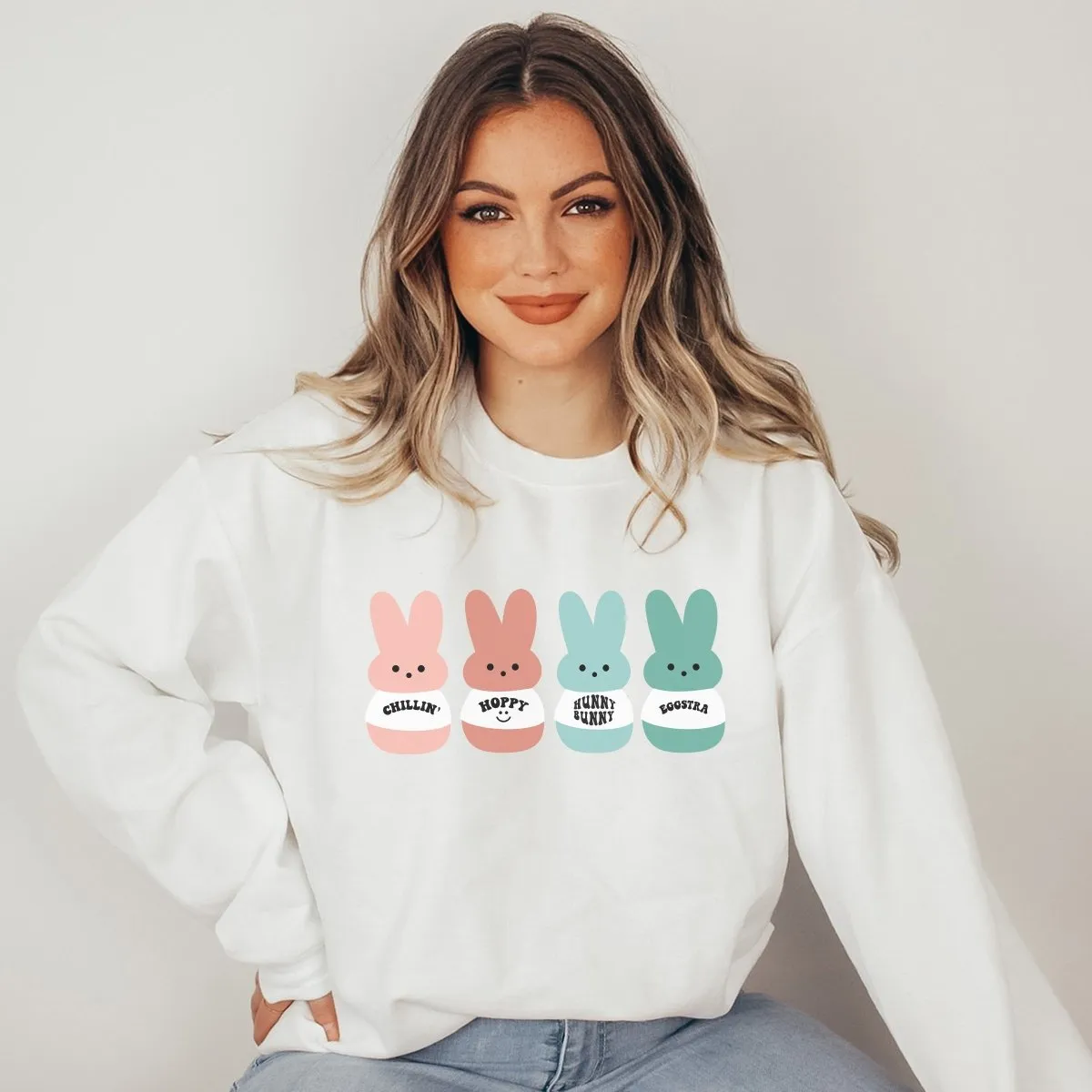 Bunnies in a Row Crew Sweatshirt