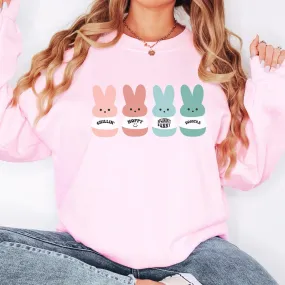 Bunnies in a Row Crew Sweatshirt