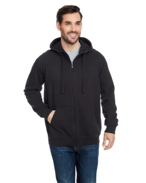 Burnside B8615 Men's French Terry Full-Zip Hooded Sweatshirt