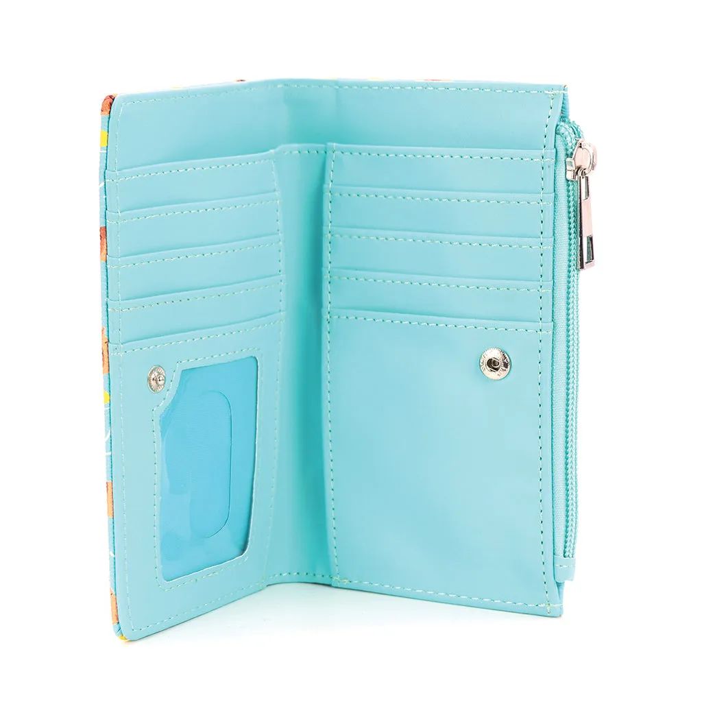 Capybara & Lemons Bright Blue Wallet