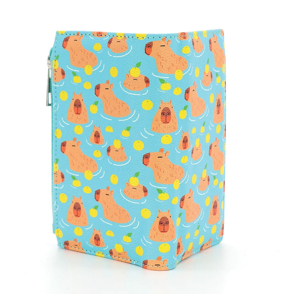 Capybara & Lemons Bright Blue Wallet