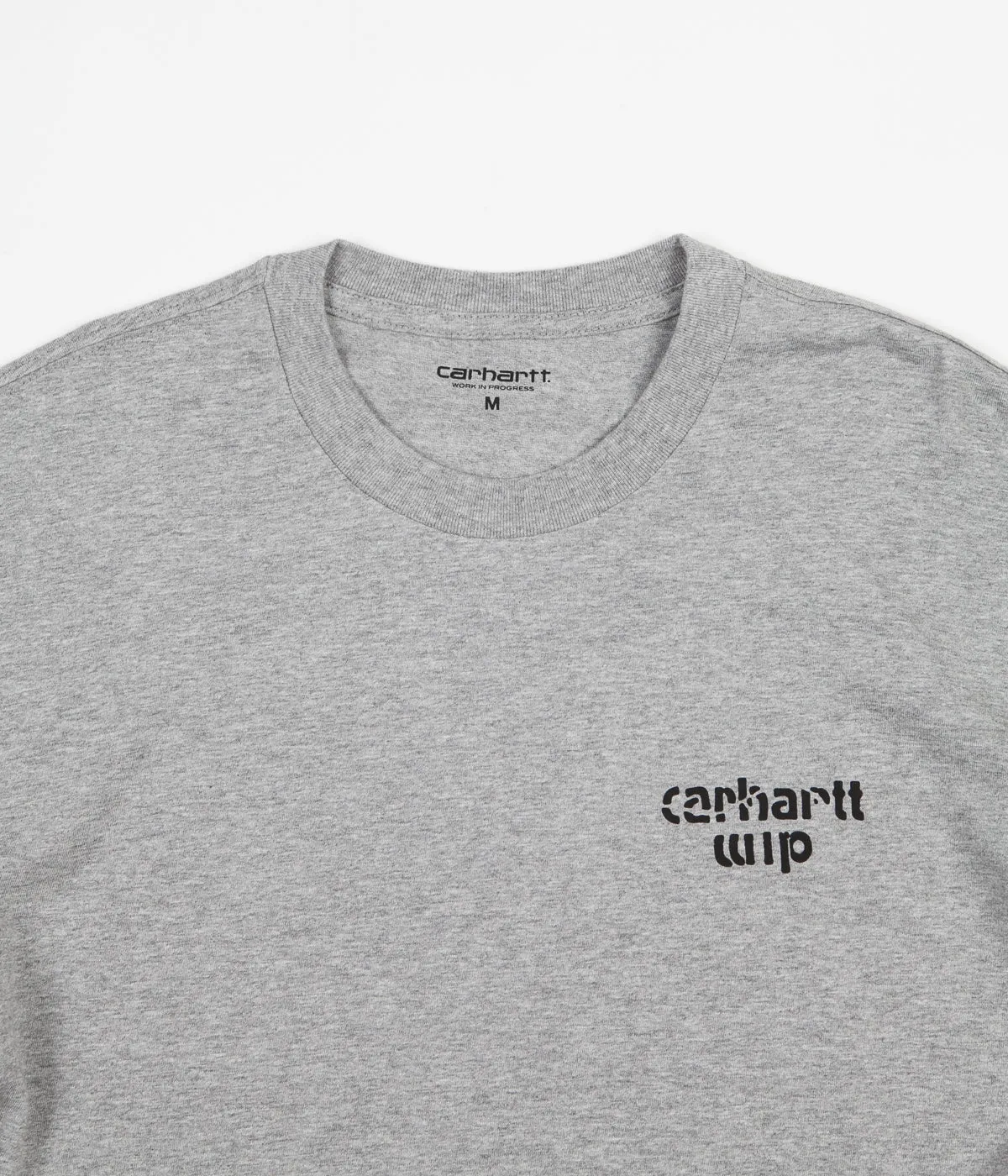 Carhartt Cut Out Long Sleeve T-Shirt - Grey Heather