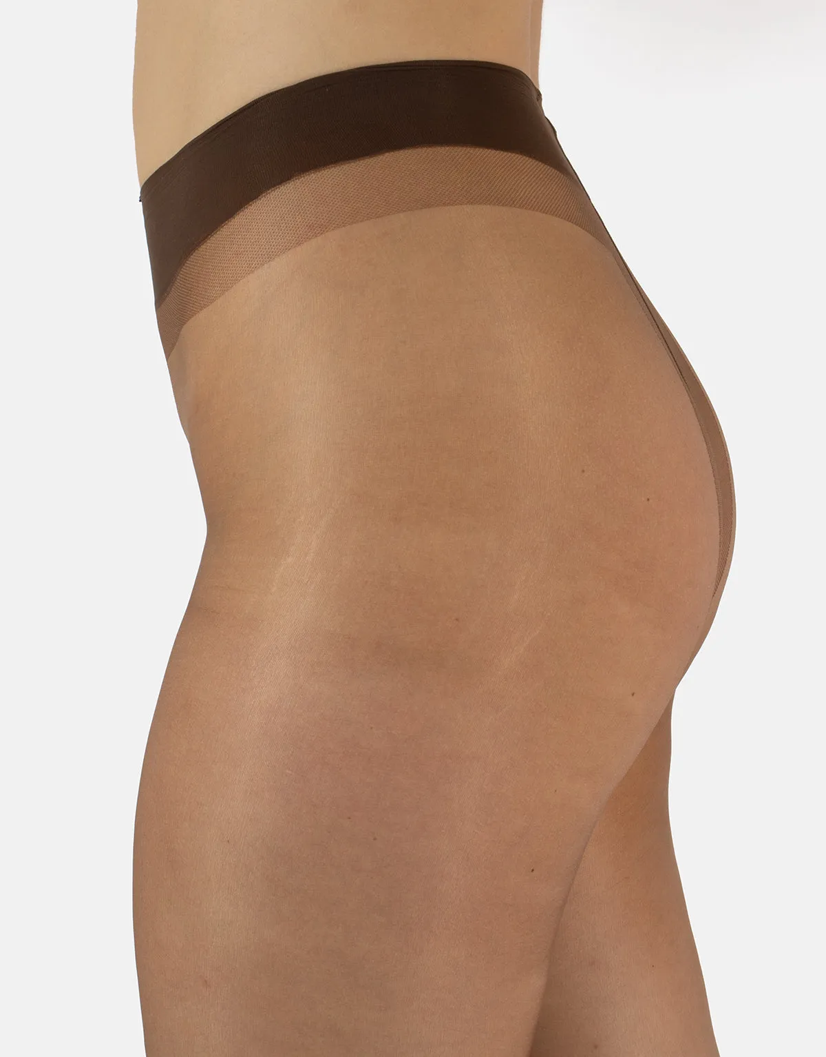 CETTE Make up ultrasheer satin tights - dark nude (60)