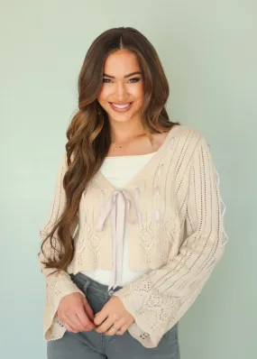 Chantilly Lace Crochet Cardigan