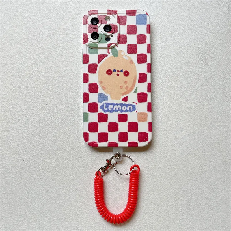 Chessboard Cartoon Phone Case