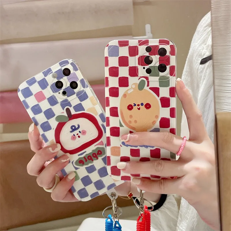 Chessboard Cartoon Phone Case