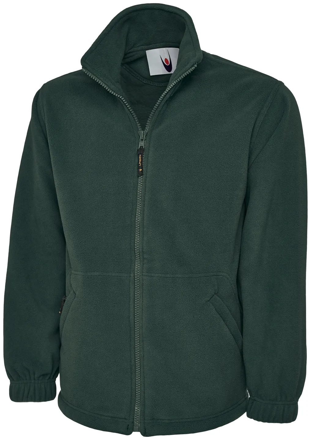 Classic Full Zip Fleece Jacket | Bottle Green