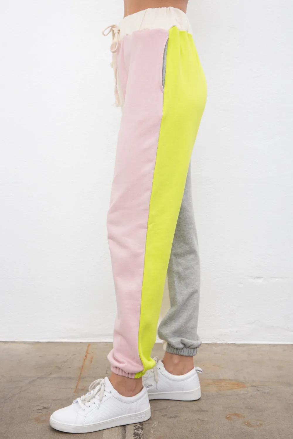 Color Clash Sweatpants