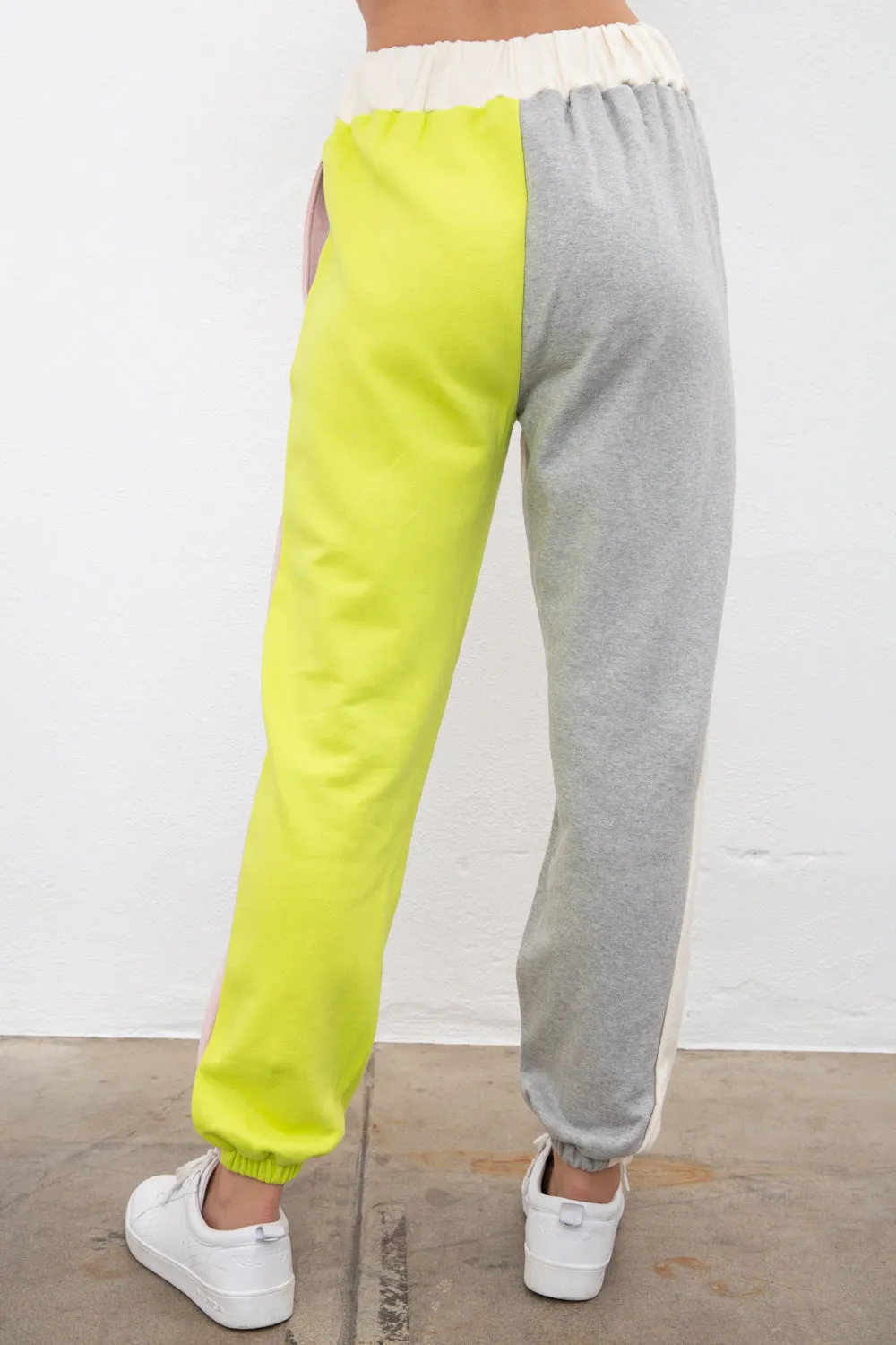 Color Clash Sweatpants