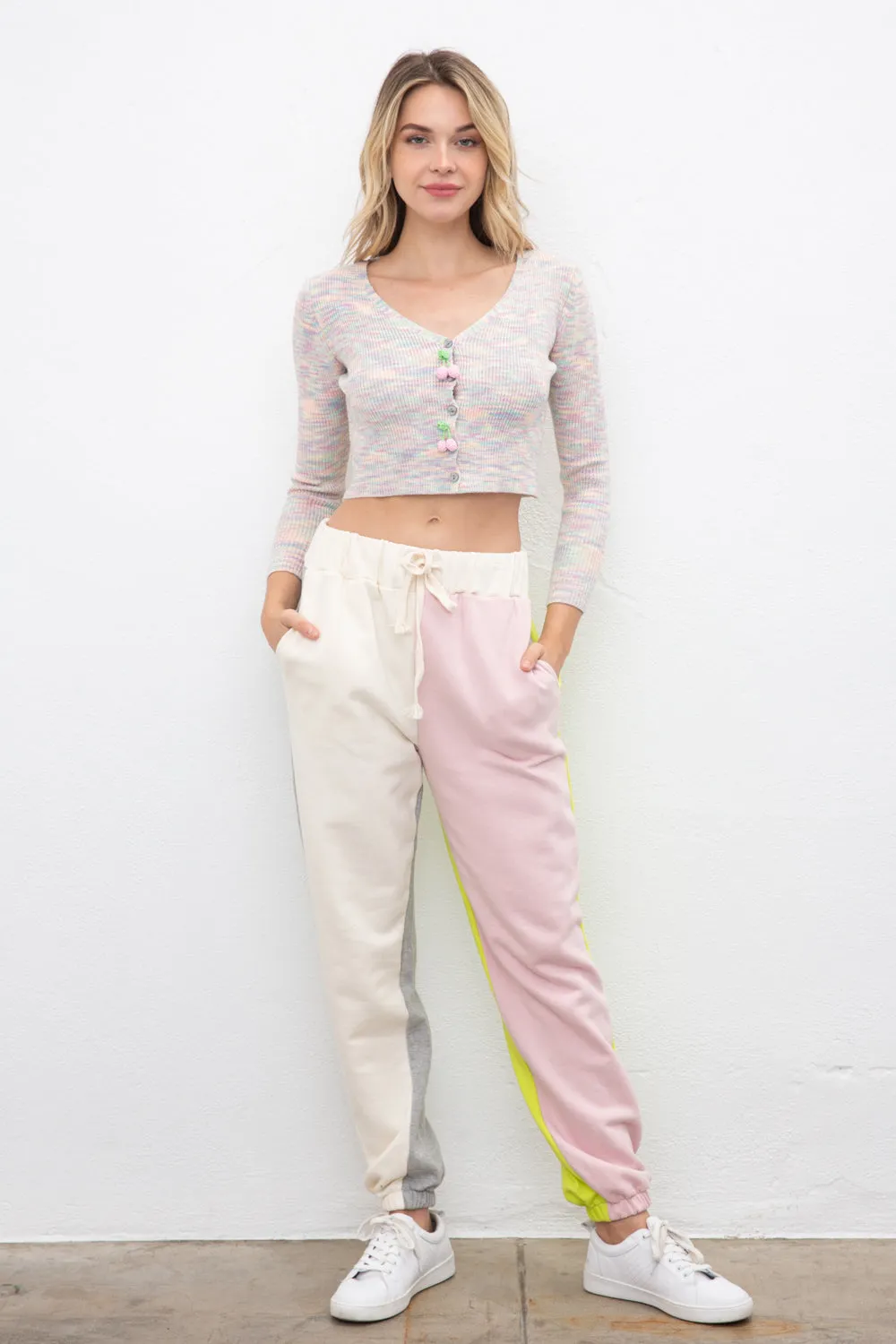 Color Clash Sweatpants