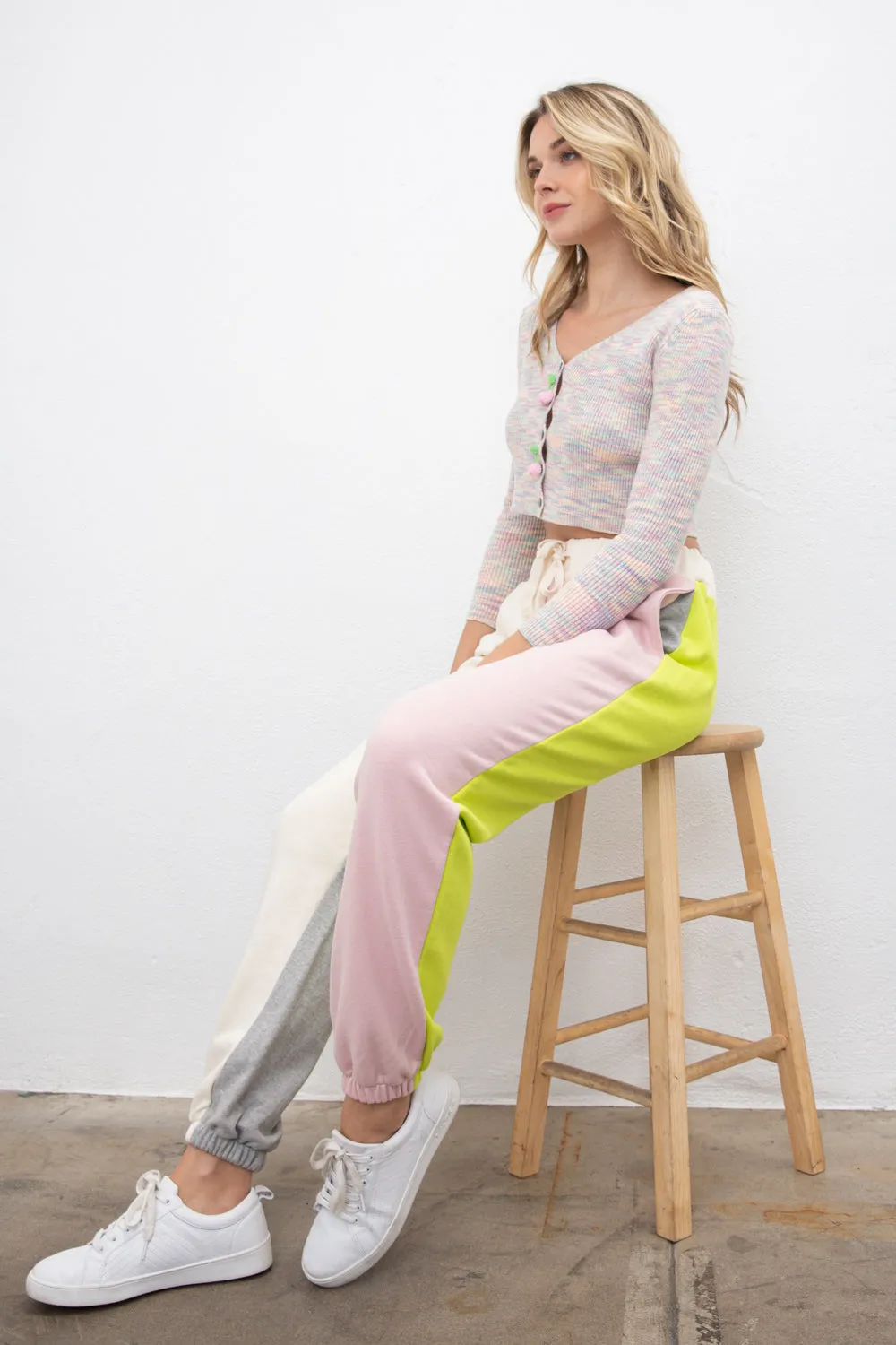 Color Clash Sweatpants