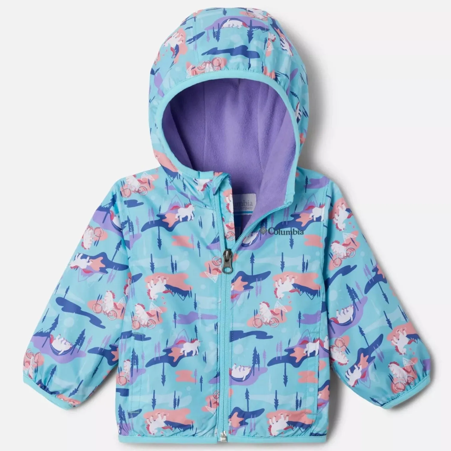 Columbia Aquamarine Uninature Infant Mini Pixel Grabber Jacket