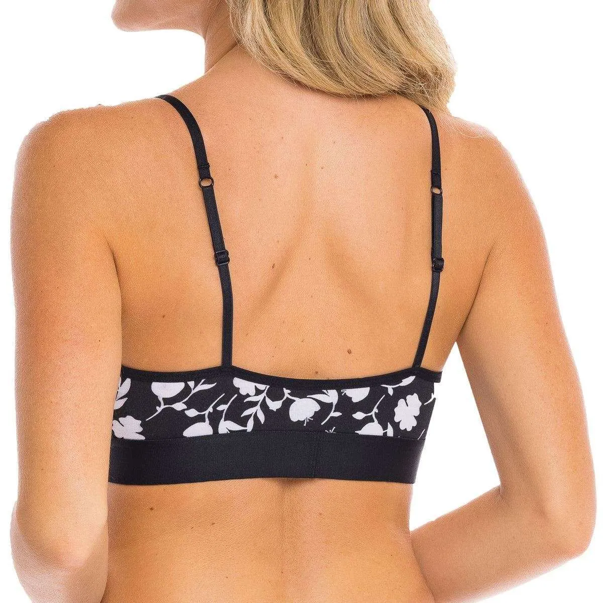 Comfyballs Wood Bra - Mono Floral Black