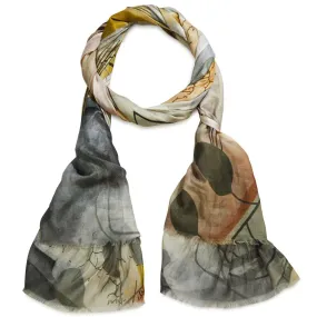 Dawn Abstract Print Scarf