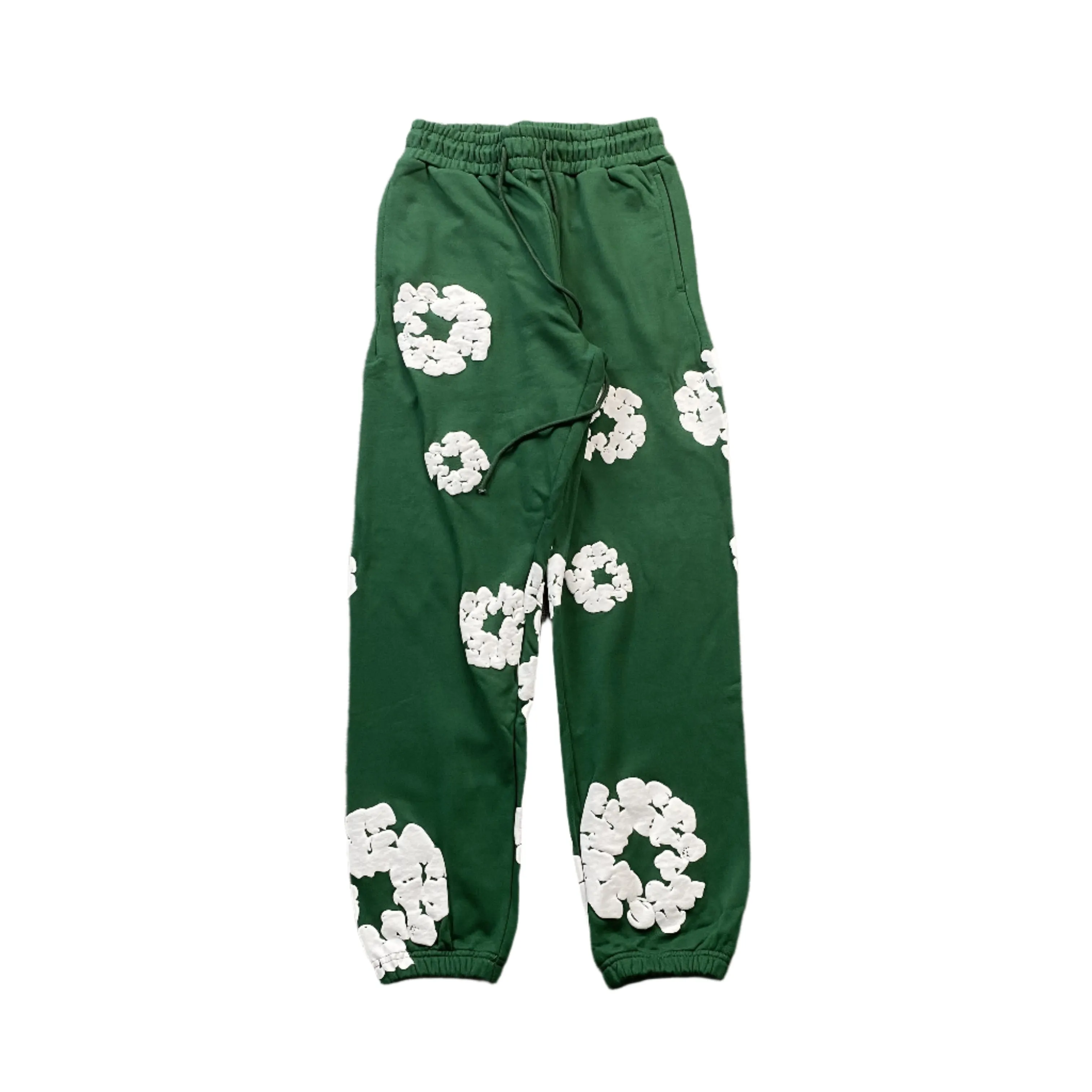 DENIM TEARS COTTON WREATH SWEATPANTS GREEN