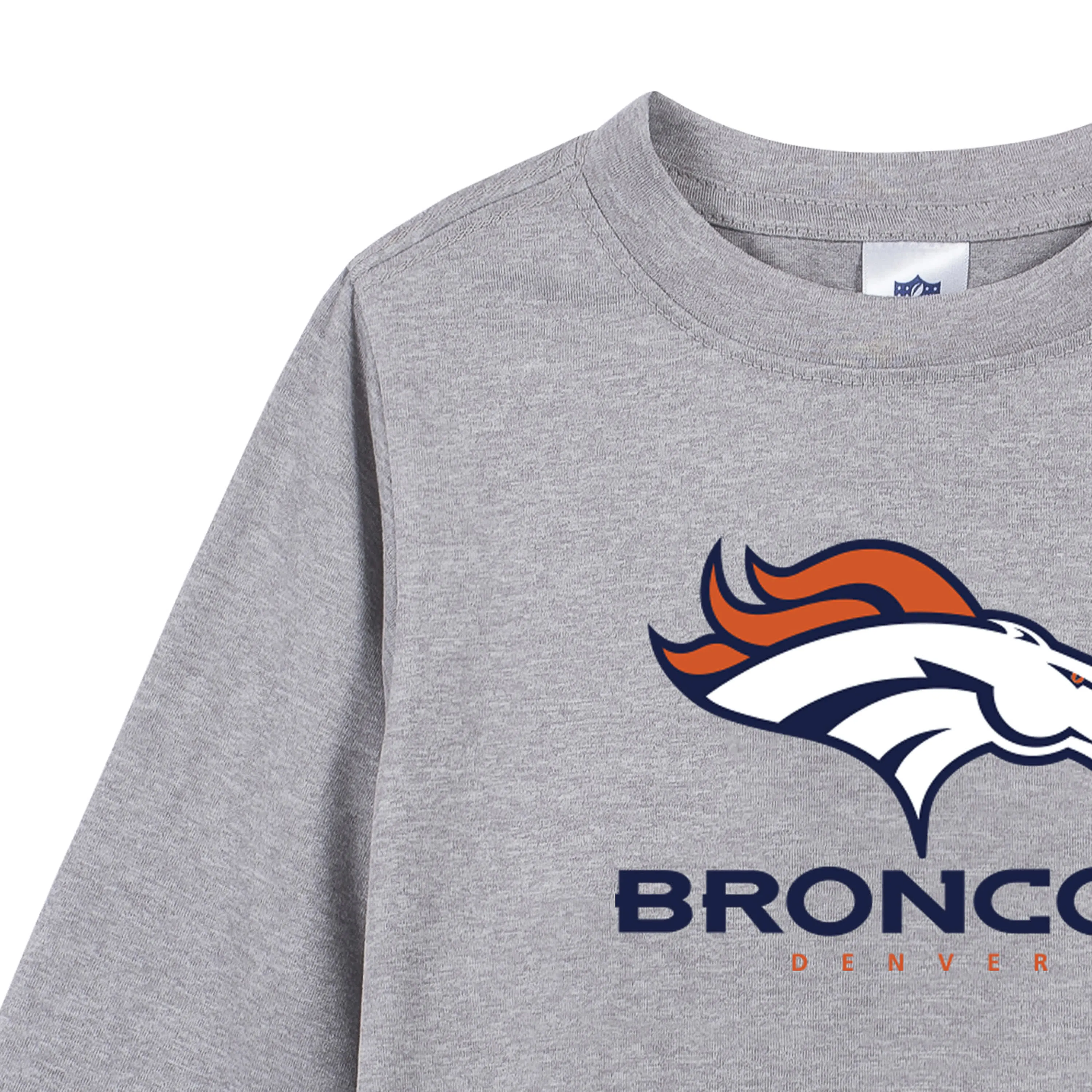 Denver Broncos Boys Long Sleeve Tee