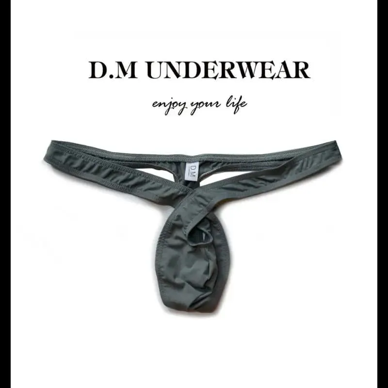 D.M Men's Pants Sexy Temptation Black and White