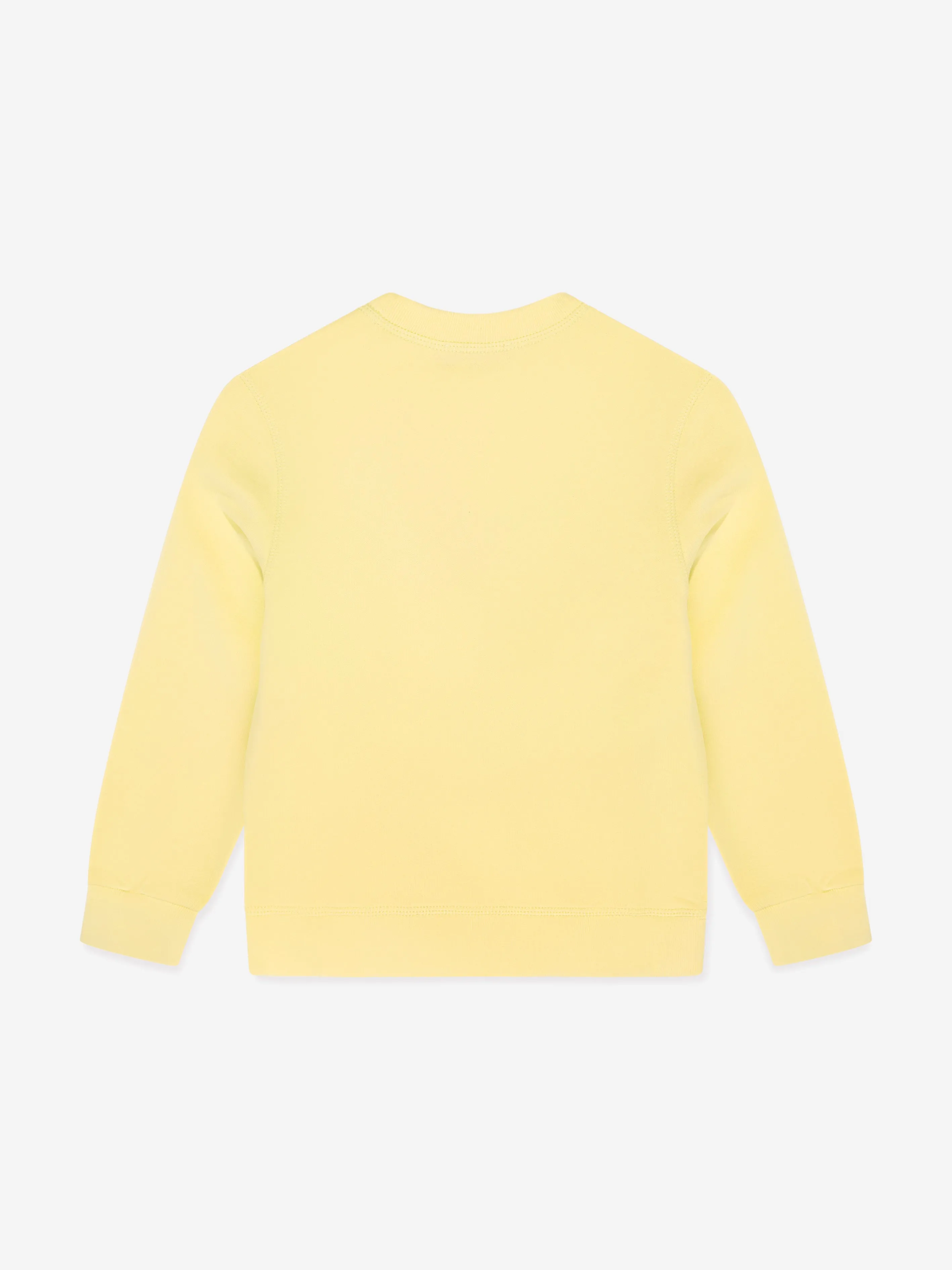 Dsquared2 Kids Rounded Logo Sweatshirt in Yellow