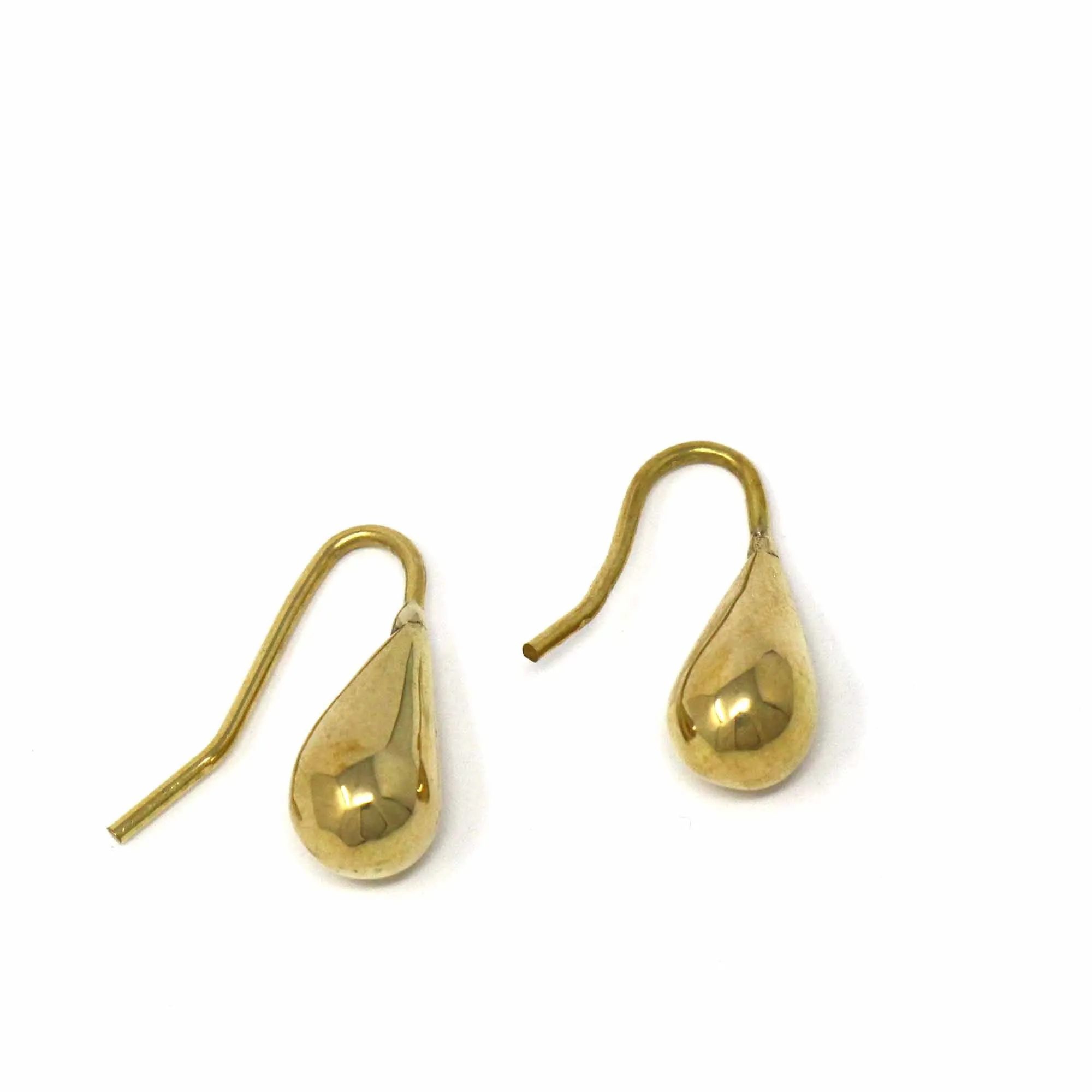 Earrings: Brass Drops