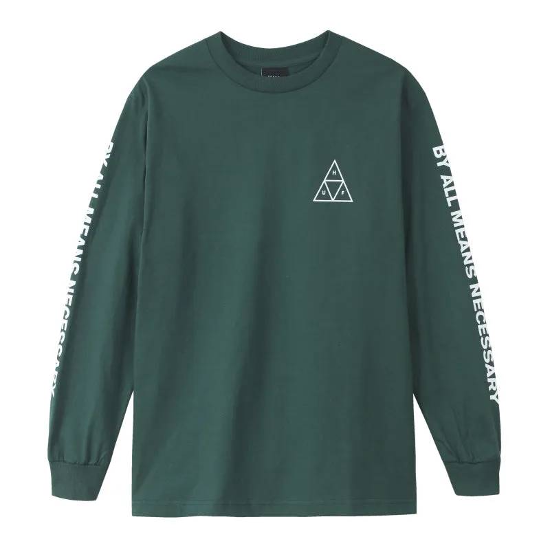 ESSENTIALS TT L/S TEE　SYCAMORE